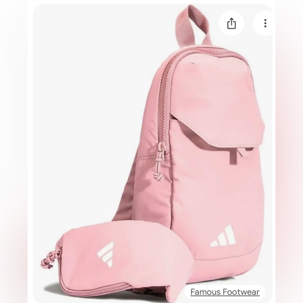 Adidas Light Pink Backpack Set